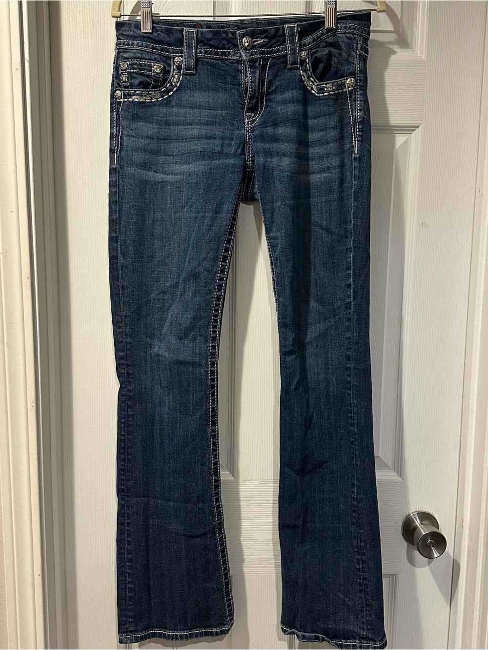 Miss Me Dark Blue Flare Jeans